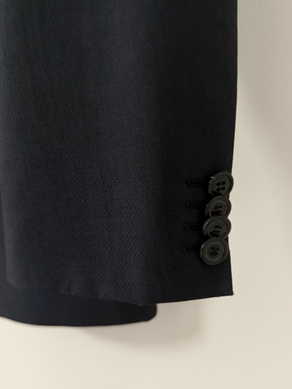 HUGO BOSS Two-Button Blazer Black Size 38S EUC - Picture 4 of 16